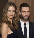 Behati Prinsloo and Adam Levine Royalty Free Stock Photo